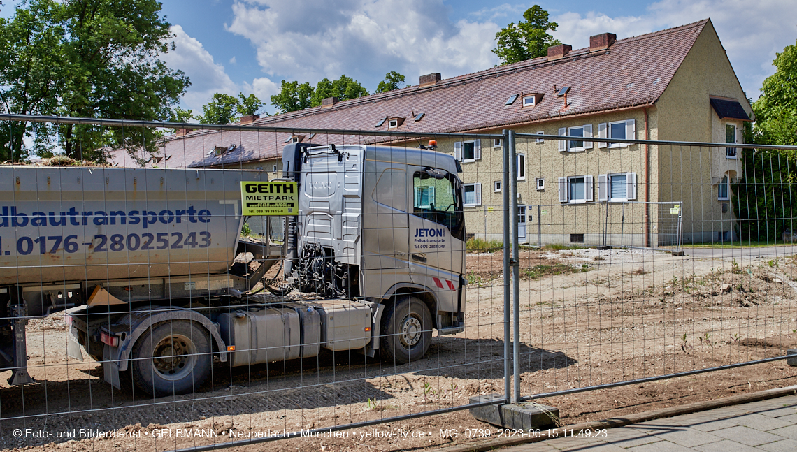 15.06.2023 - Abriss und Neubau der Maikäfersiedlung in Berga am LAim und Neuperlach